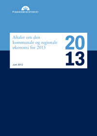 Forsidebillede, aftaler om den kommunale og regionale økonomi for 2013